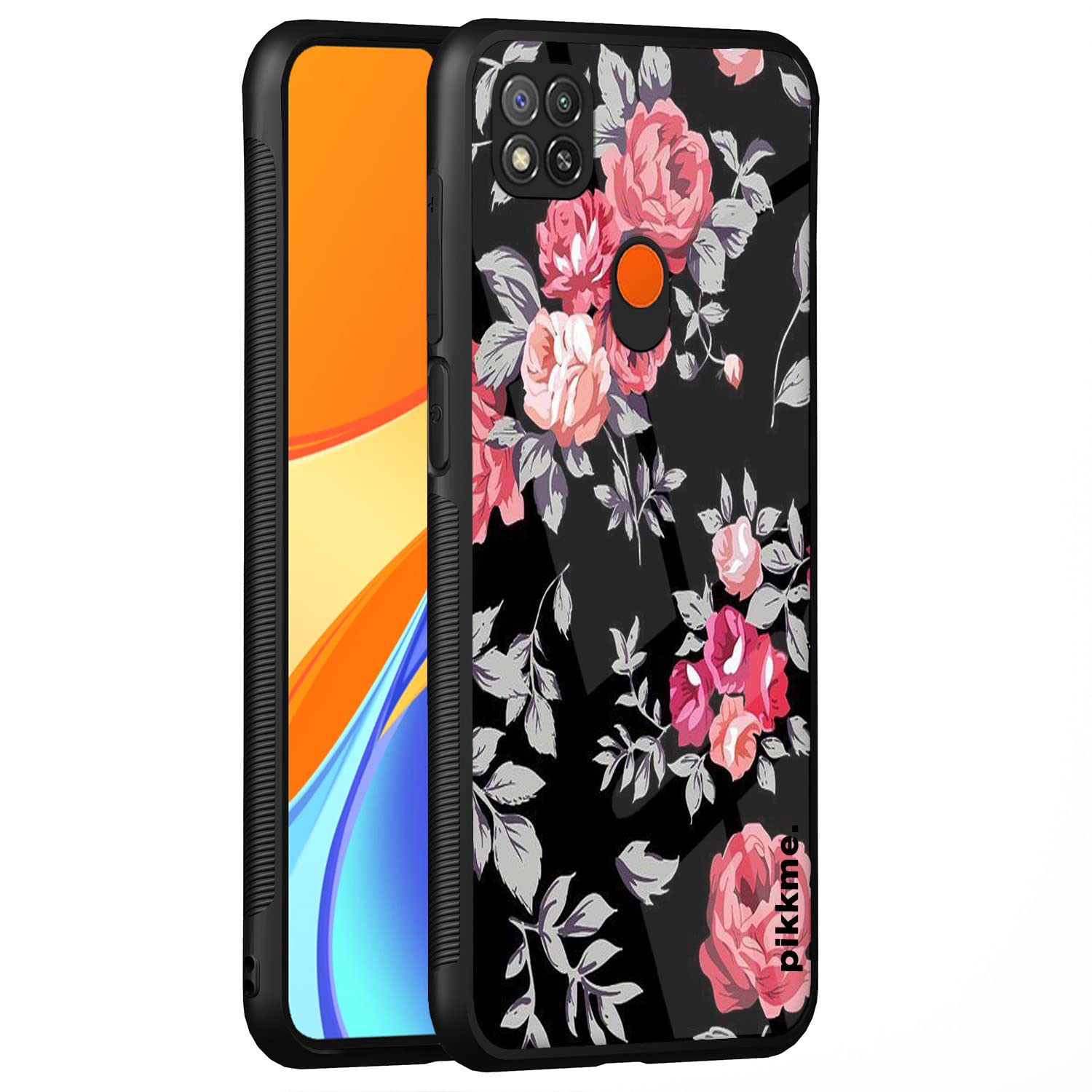 Pikkme Flower mobile cover for Redmi 10A/9, Poco C31