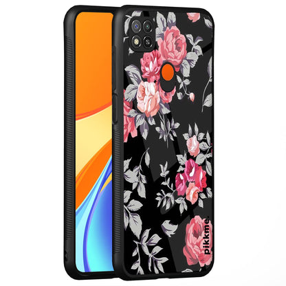 Pikkme Flower mobile cover for Redmi 10A/9, Poco C31