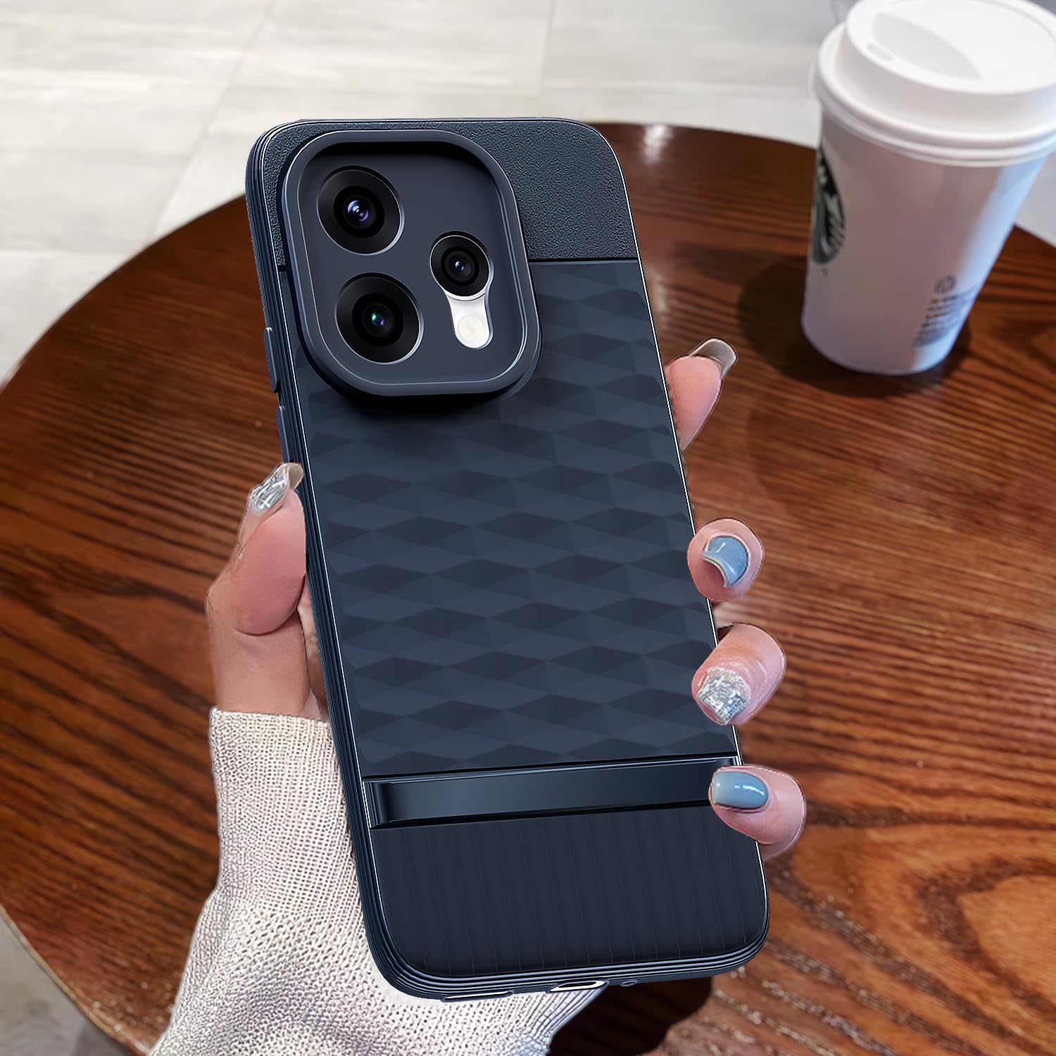 Pikkme Oppo Reno 15 5G Silicone blue mobile cover – photo 7