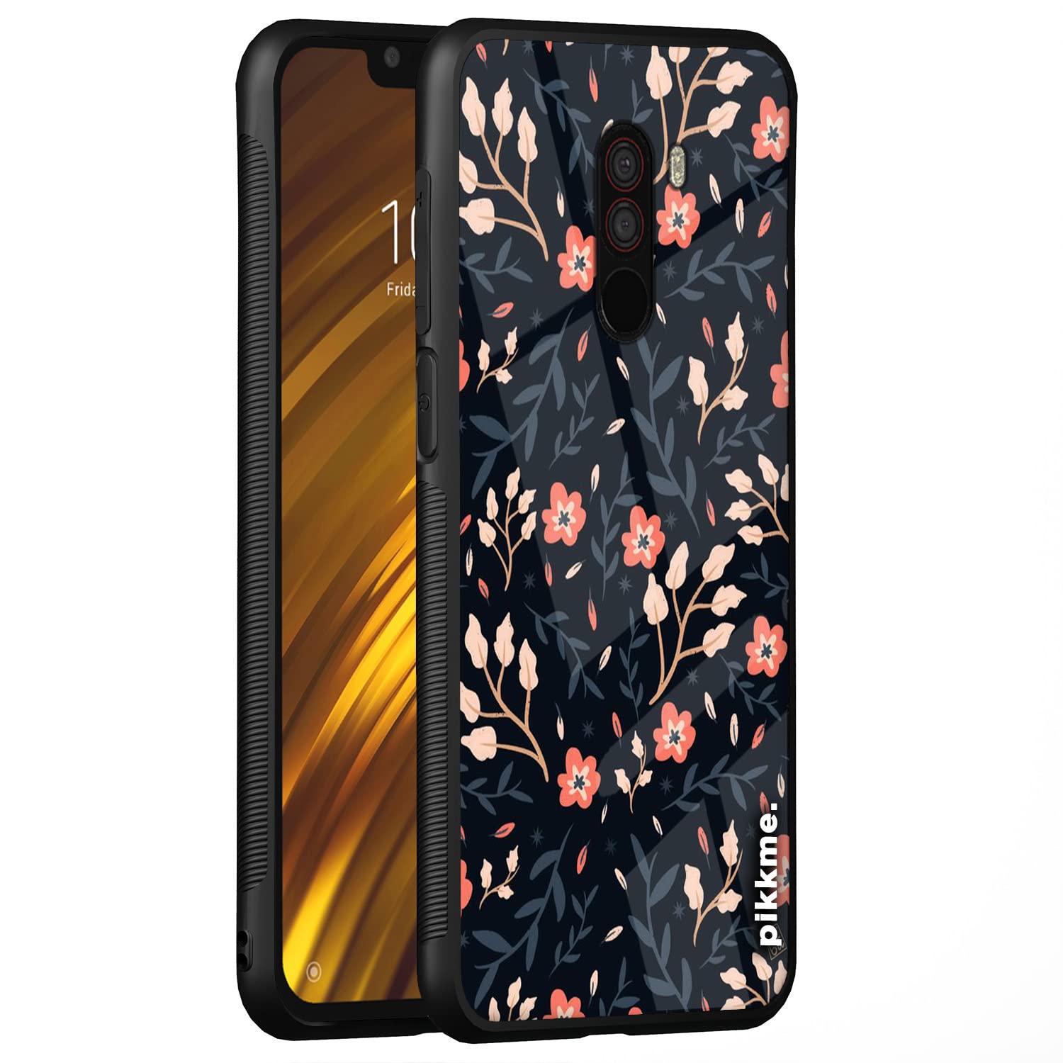 Pikkme Flower mobile cover for Poco F1