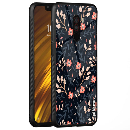 Pikkme Flower mobile cover for Poco F1