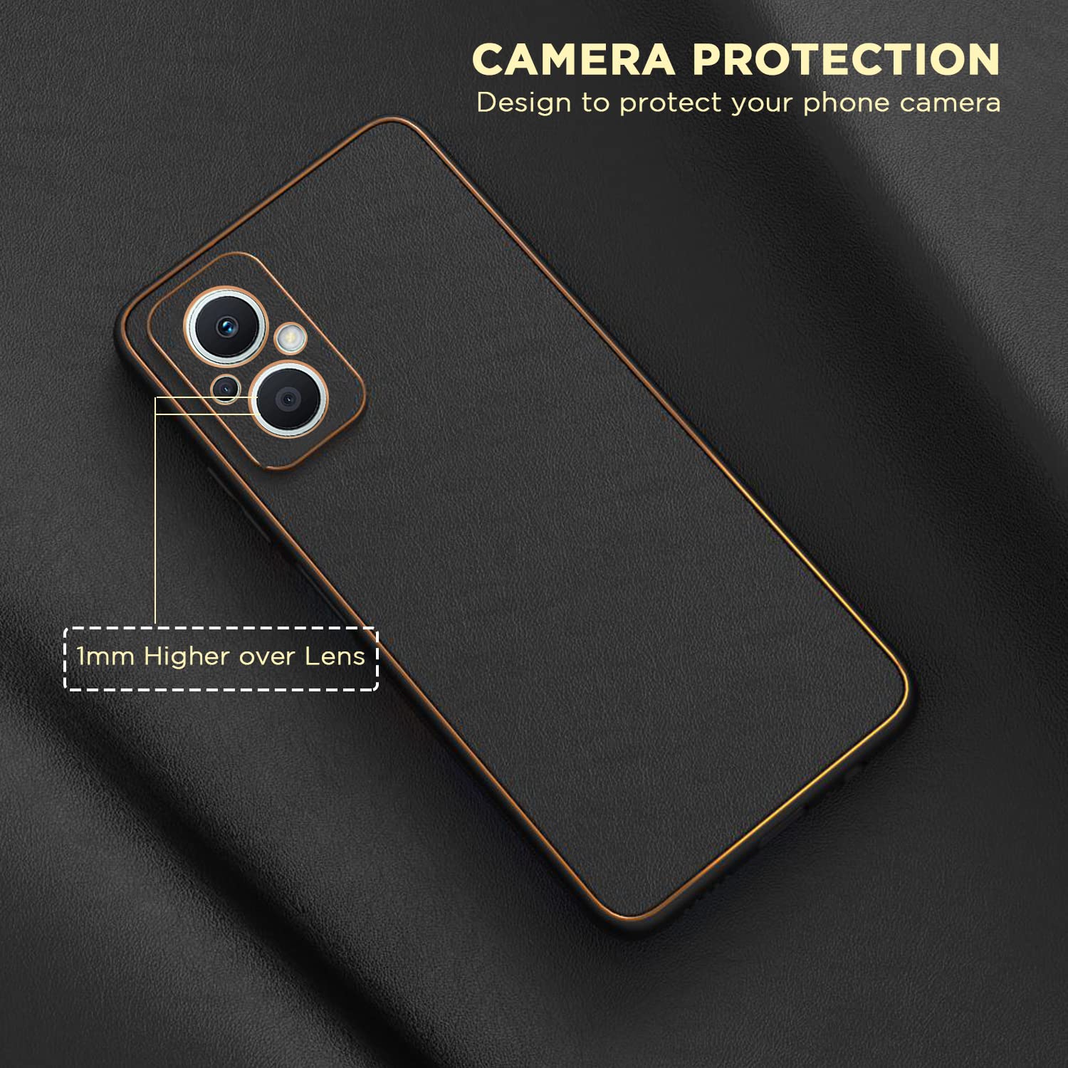 Pikkme Oppo F21 Pro 5G black mobile cover – photo 3