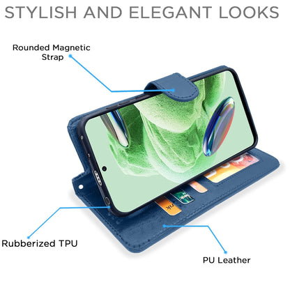 Redmi Note 12 Pro Plus 5G Wallet flip case in blue by Pikkme – photo 5