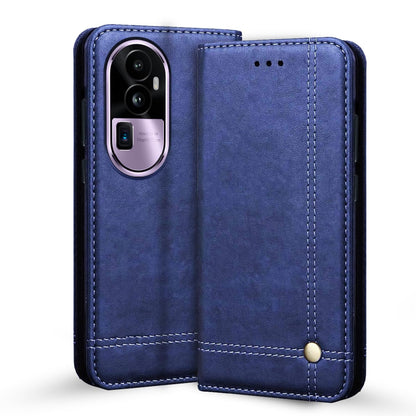 Pikkme Oppo Reno 10 Pro Plus 5G blue wallet flip cover