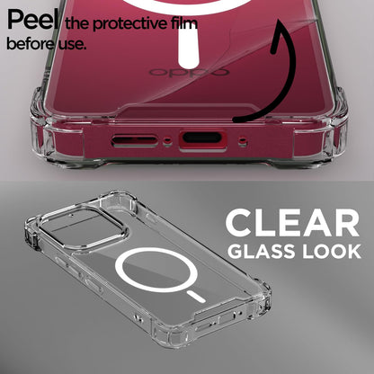 Pikkme transparent mag-safe mobile back cover for Oppo Find X9 5G – photo 3