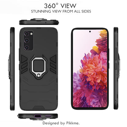 Pikkme Samsung Galaxy S20 Fe 5G D5 Tough Armor Back Cover | Black