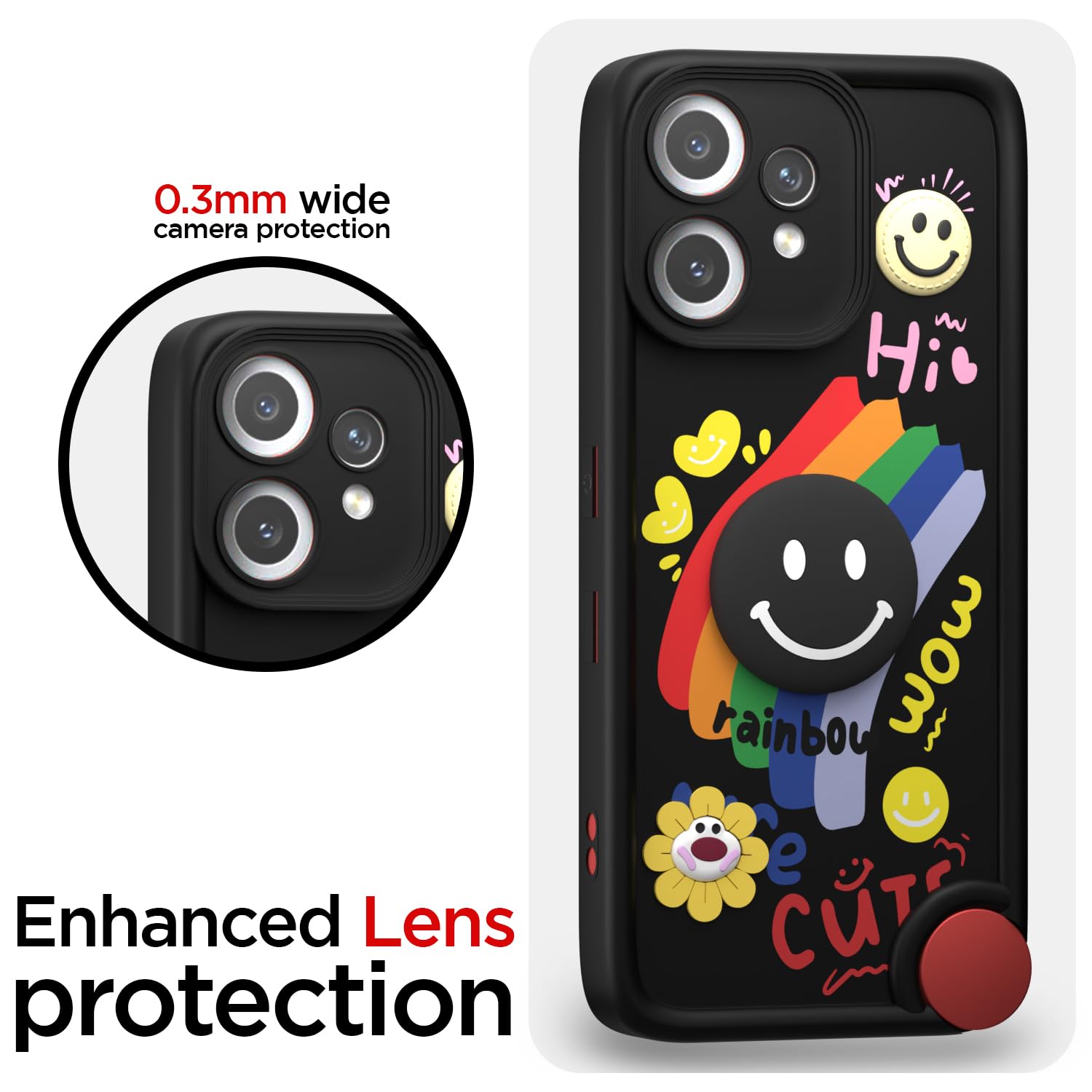 CMF Phone 2 Pro 5G Soft Silicone mobile cover in black by Pikkme – photo 5