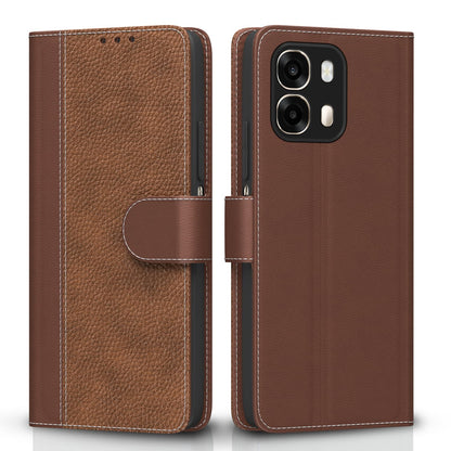 Oppo A6 Pro 5G Wallet flip case in tan by Pikkme