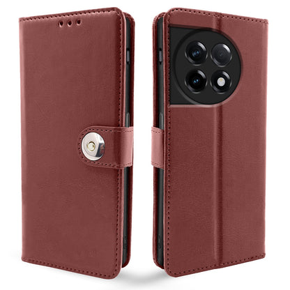 OnePlus 11R 5G mobile flip cover in brown by Pikkme