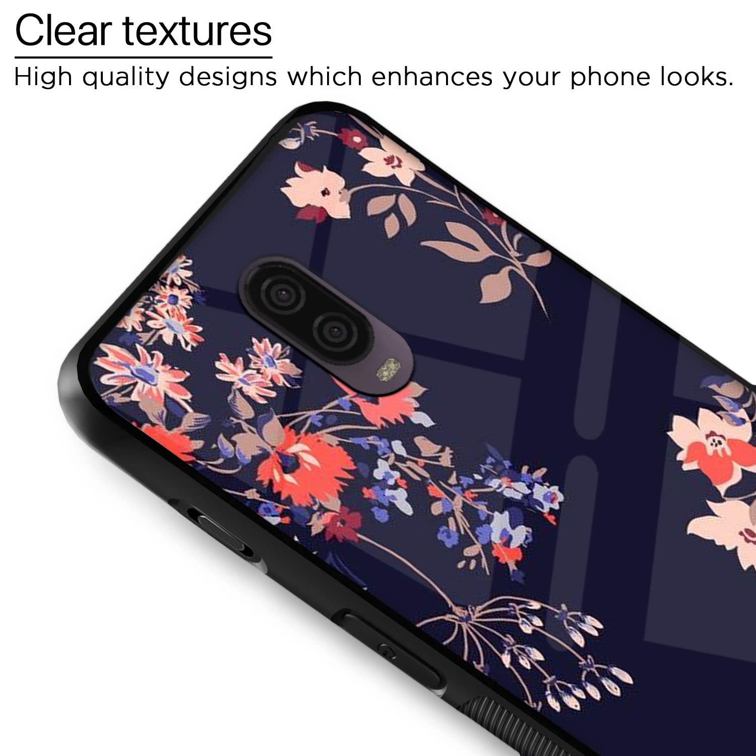 Pikkme Flower mobile back cover for OnePlus 7 – photo 4