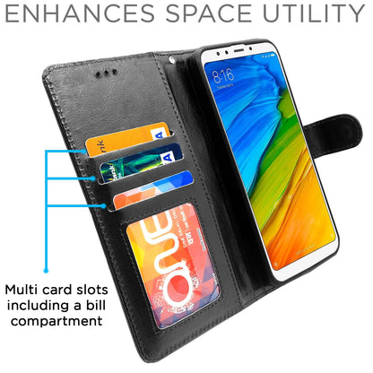 Pikkme Redmi 5 black wallet flip cover – photo 5