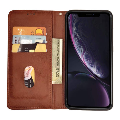 Pikkme brown Wallet flip case for iPhone XR – photo 3