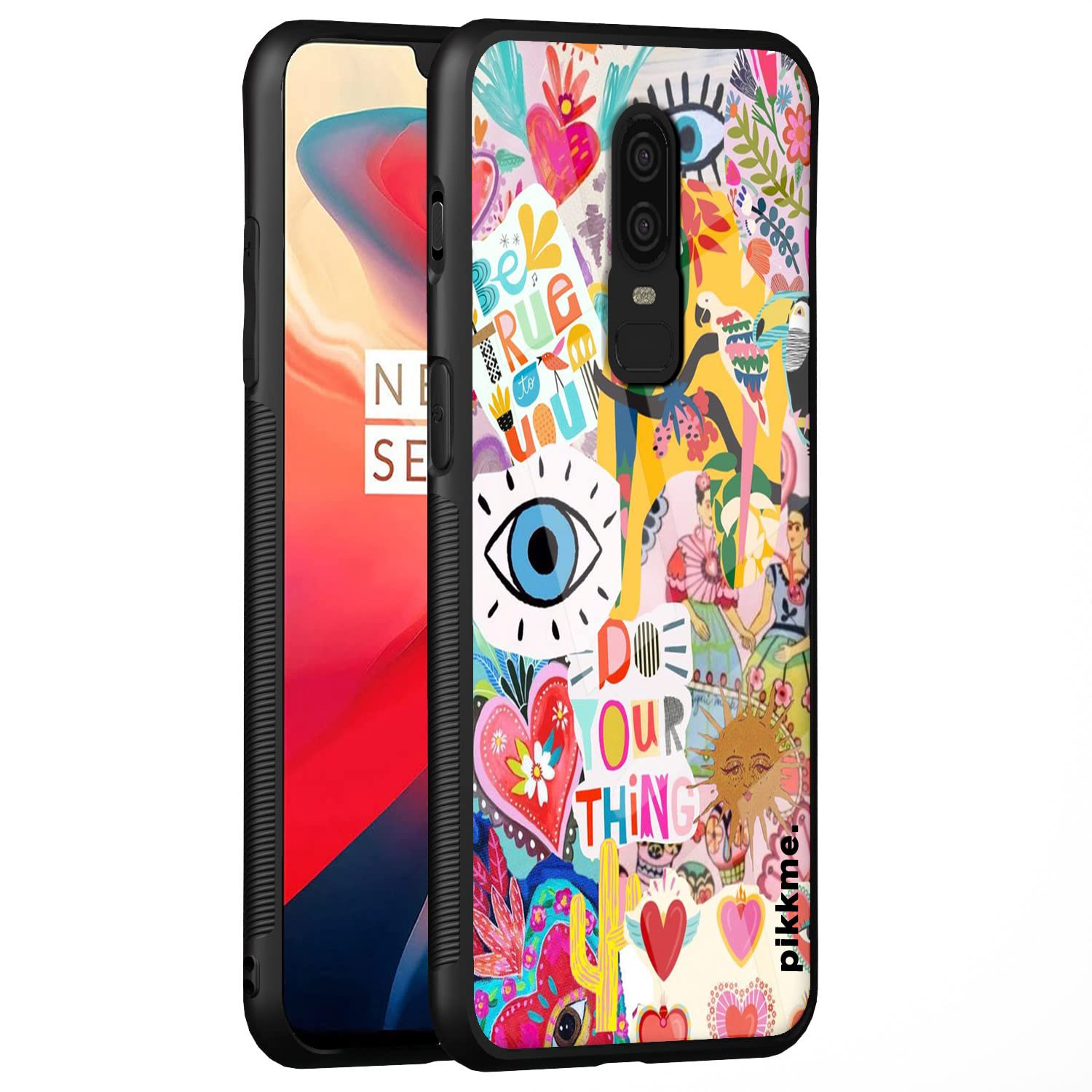 OnePlus 6 Flower back cover by Pikkme