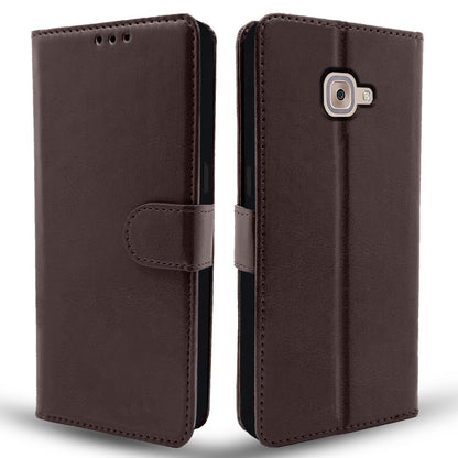 Pikkme Samsung Galaxy J7 max coffee Vintage Flip Cover