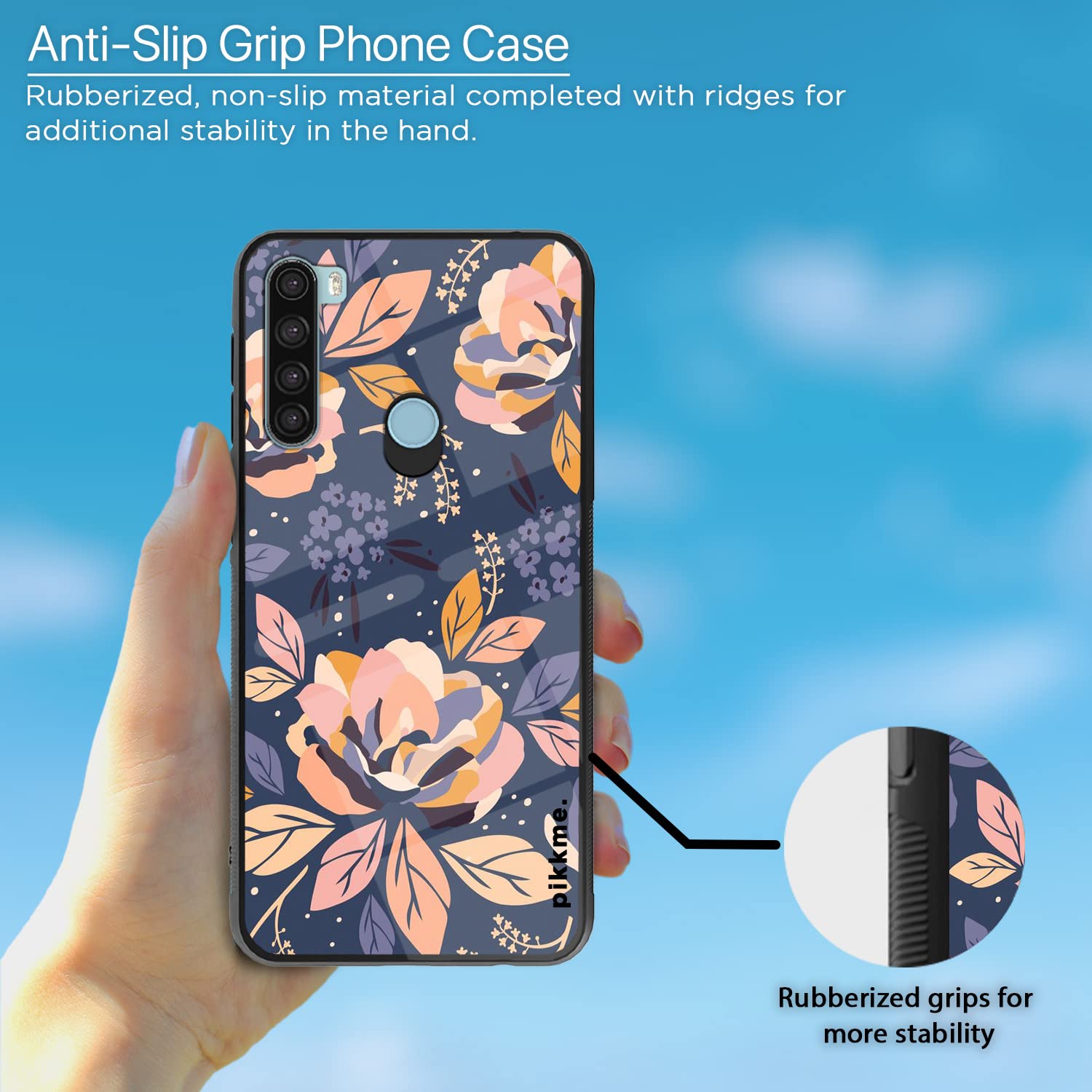 Pikkme Redmi Note 8 Flower mobile back cover – photo 5