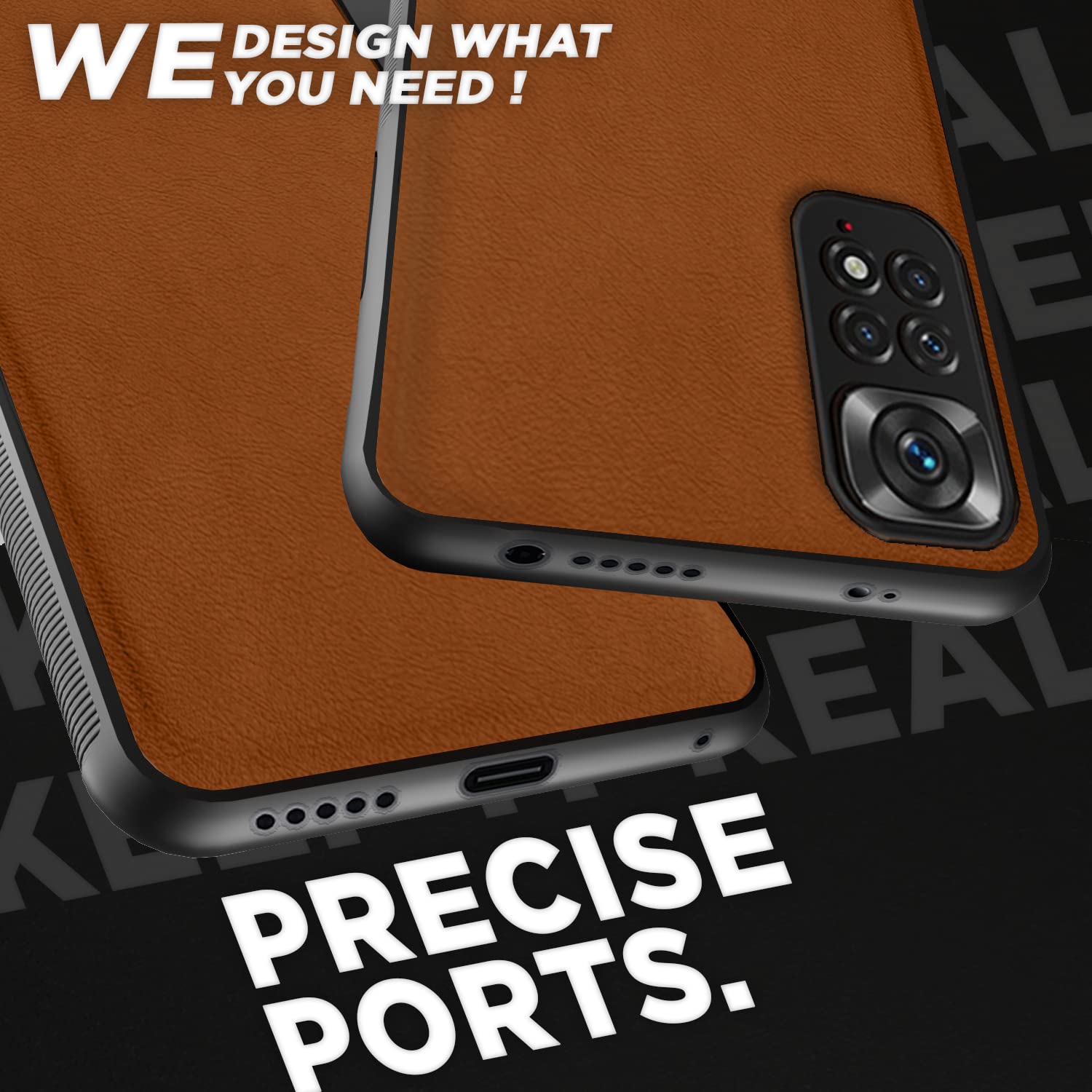 Redmi Note 11/Note 11s mobile cover in camel by Pikkme – photo 4