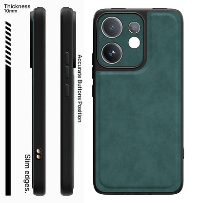 Vivo V60/T4 Pro 5G Leather mobile back cover in green by Pikkme – photo 3