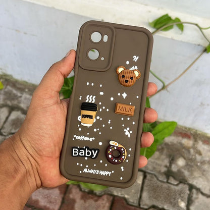 Pikkme Oppo A76/A96/A36 brown mobile cover – photo 7