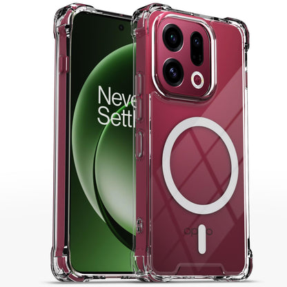 Pikkme transparent mag-safe phone cover for Oppo Find X9 5G