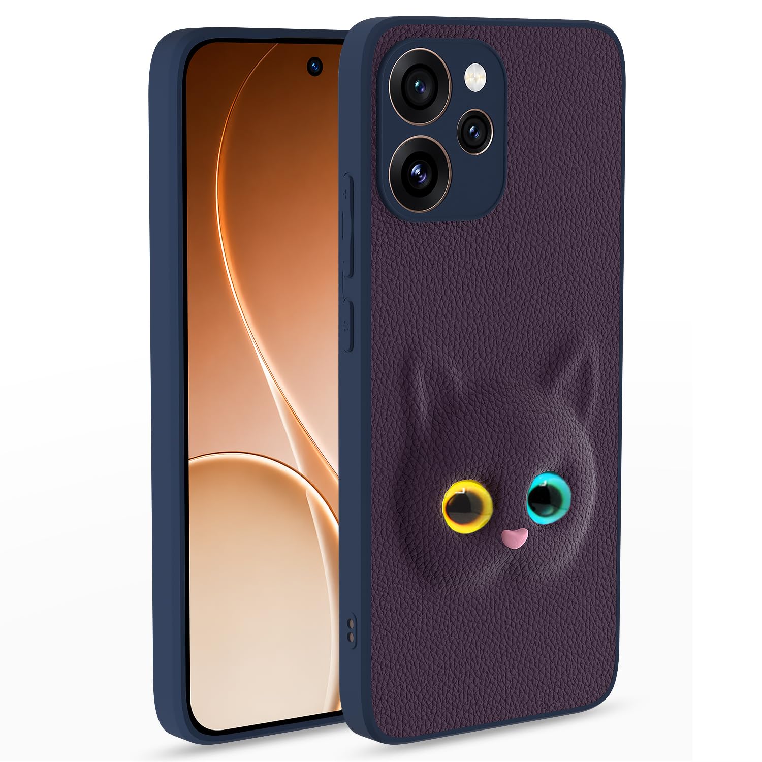 Purple Kitty back cover for Oppo Reno 15 Pro Mini 5G – Pikkme