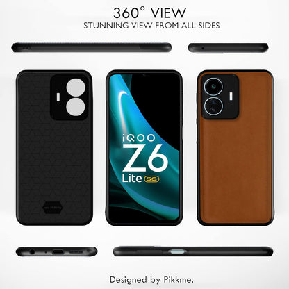 Camel Leather back cover for iQOO Z6 Lite 5G – Pikkme – photo 3