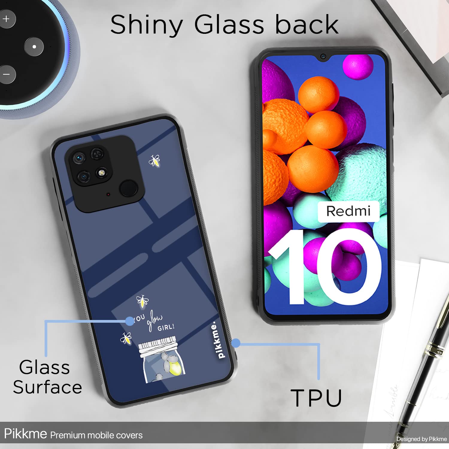 Pikkme Redmi 10/10 Power Hybrid mobile back cover – photo 3