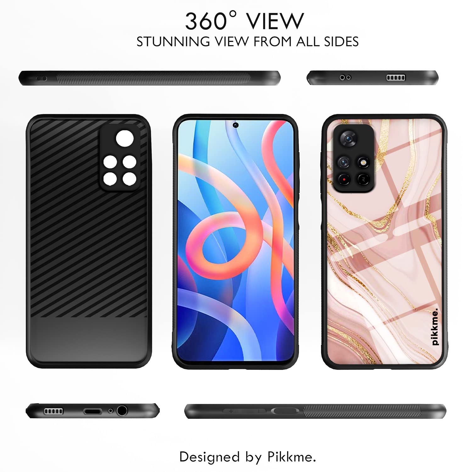Pikkme Redmi Note 11T/Poco M4 Pro 5G Hybrid mobile cover – photo 2