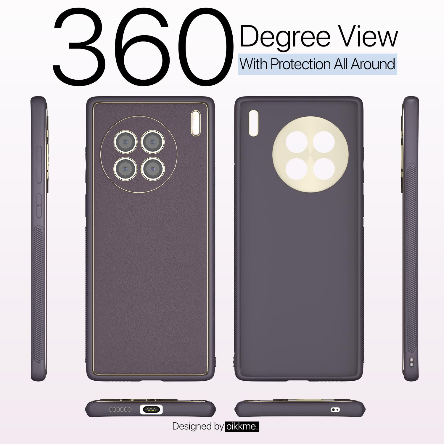 Vivo X90 5G phone cover in purple by Pikkme – photo 3
