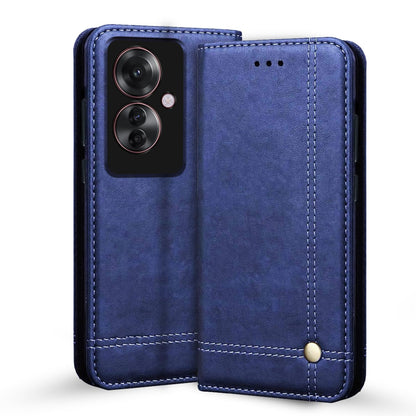 OPPO F25 Pro 5G Magnetic flip cover in blue by Pikkme