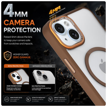 Pikkme iPhone 14 MagSafe brown mag-safe back cover – photo 4