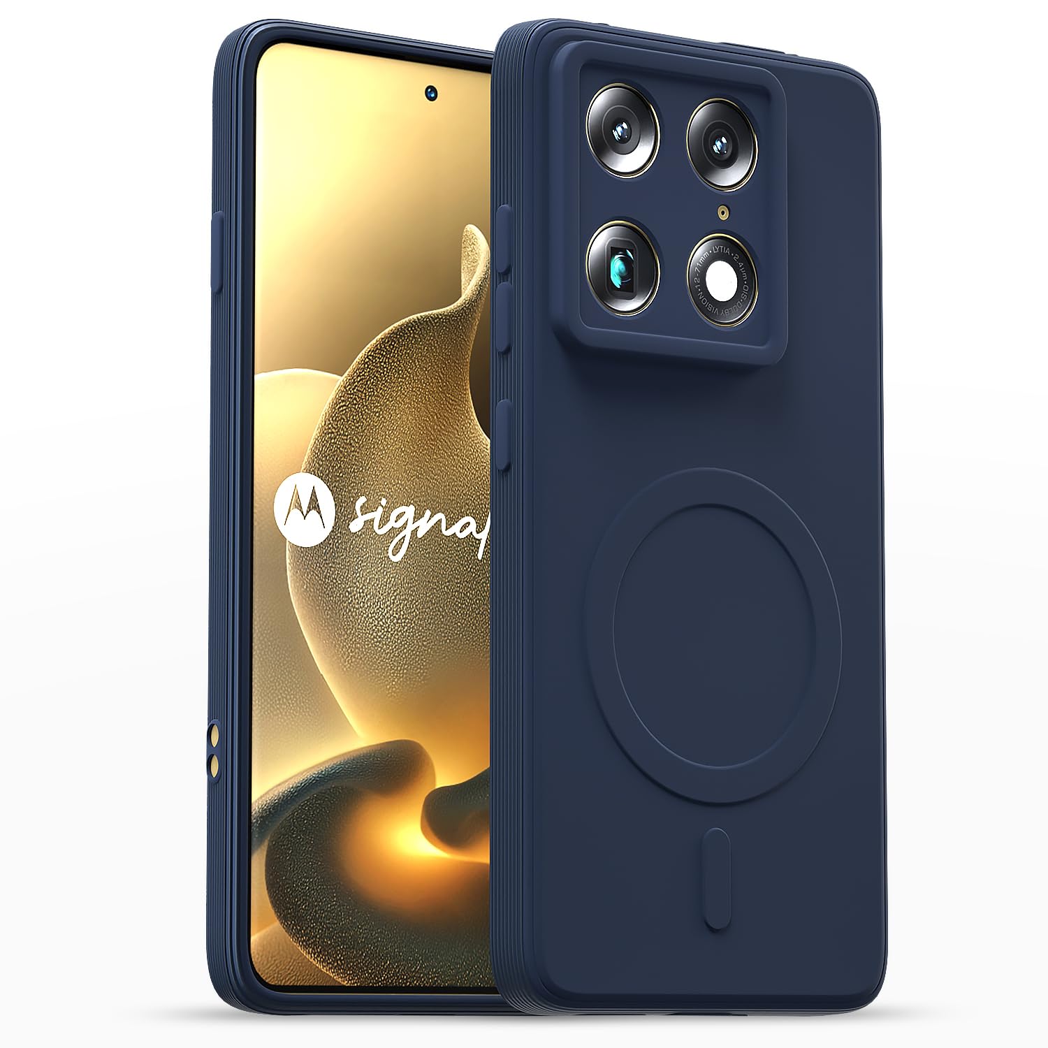 Pikkme Moto Signature 5G blue phone cover