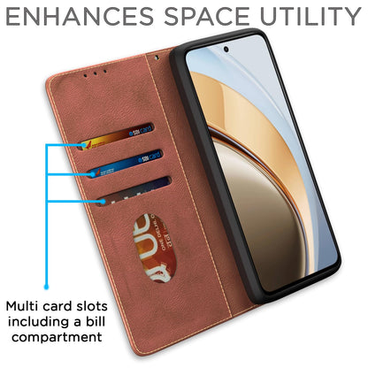 Brown Magnetic flip case for Vivo Y300 5G – Pikkme – photo 3