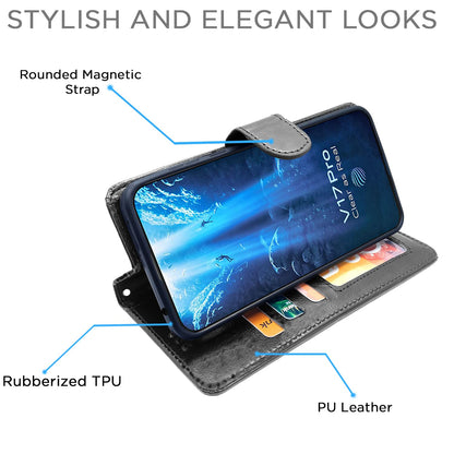 Pikkme black Wallet flip cover for Vivo V17 Pro – photo 5