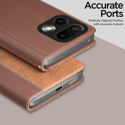 Pikkme tan Wallet flip case for Realme 16 Pro 5G – photo 2