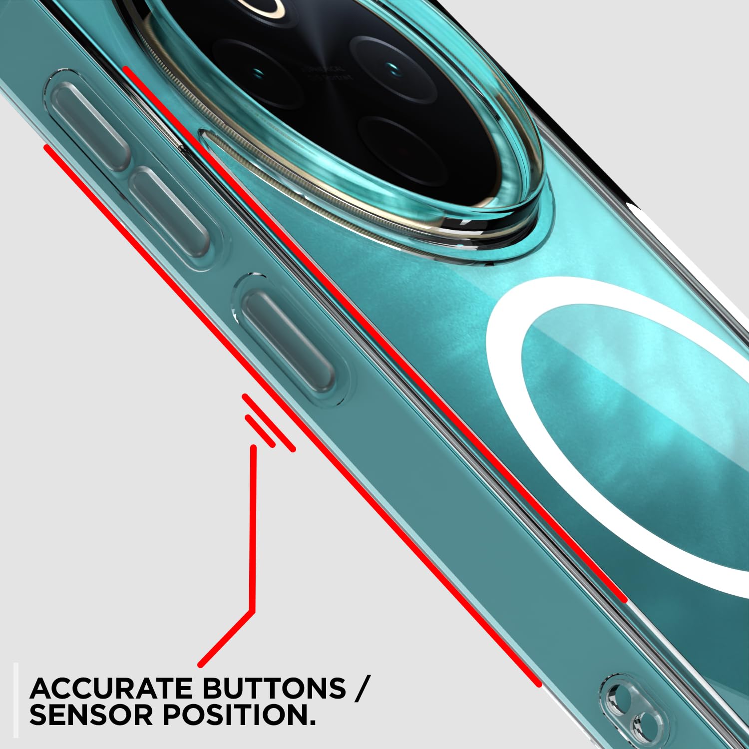 Pikkme Vivo T4/iQOO Z10 5G transparent mag-safe phone cover – photo 6