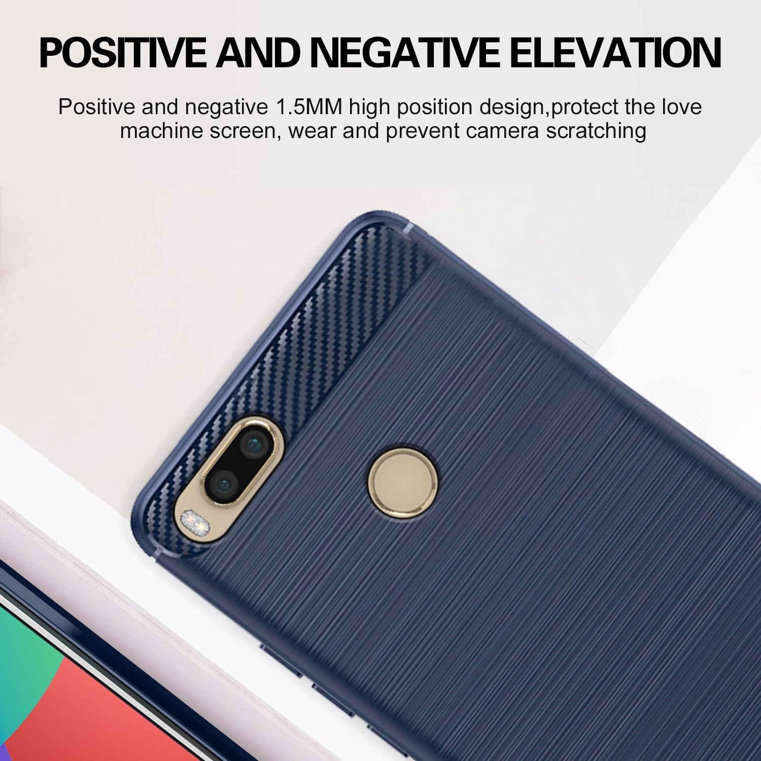 Pikkme blue back cover for Mi A1 – photo 6
