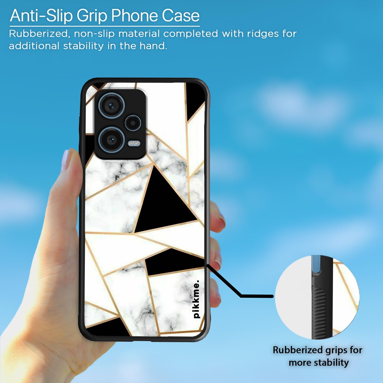 Pikkme Redmi Note 12 Pro Plus 5G Hybrid mobile cover – photo 5