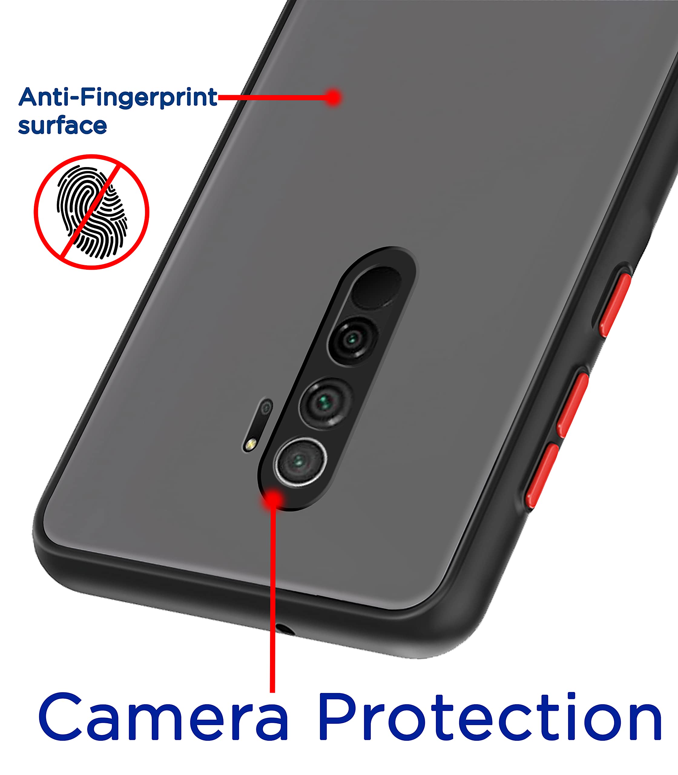 Pikkme black mobile back cover for Redmi Note 8 Pro – photo 2