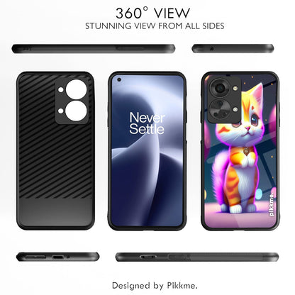 OnePlus Nord 2T 5G Cat mobile back cover by Pikkme – photo 2