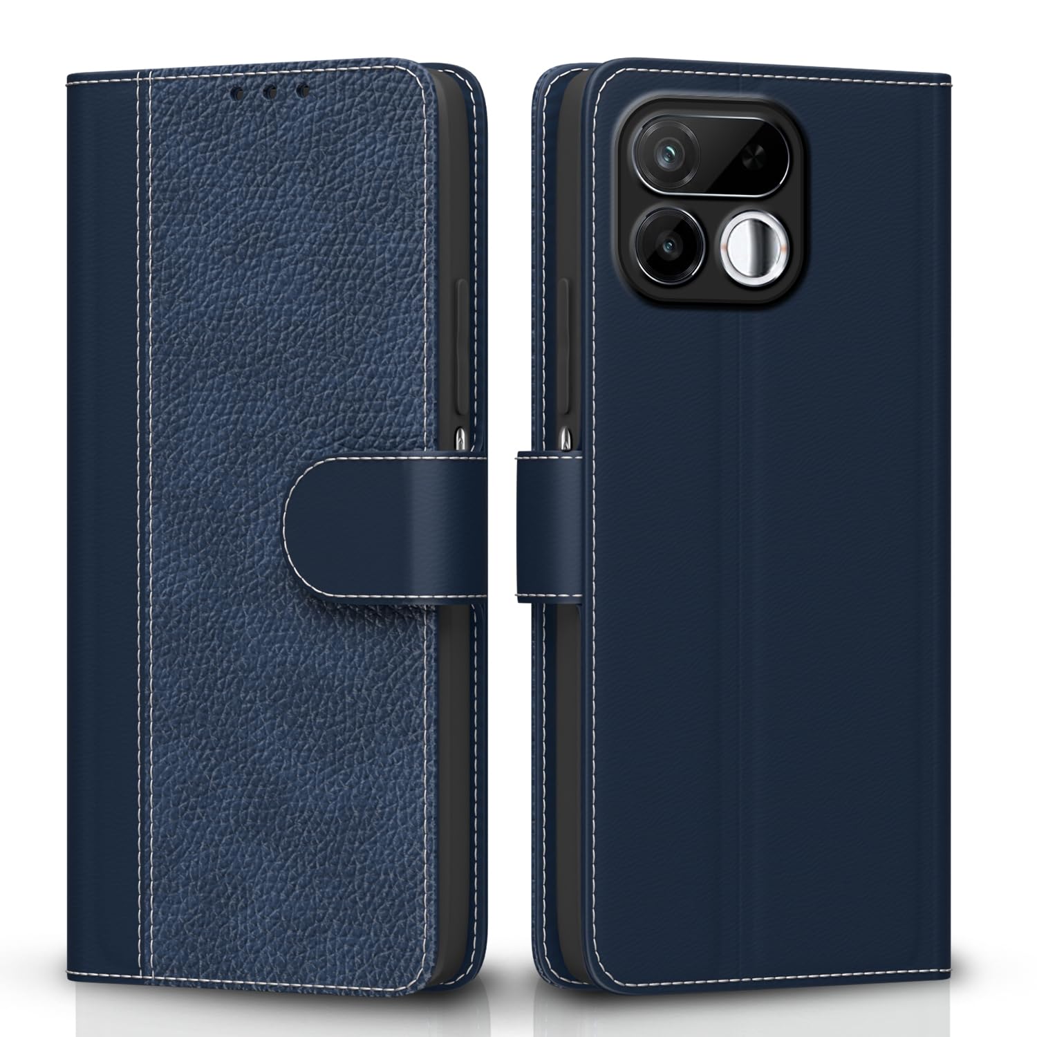 Pikkme blue Wallet mobile flip cover for Realme 16T 5G