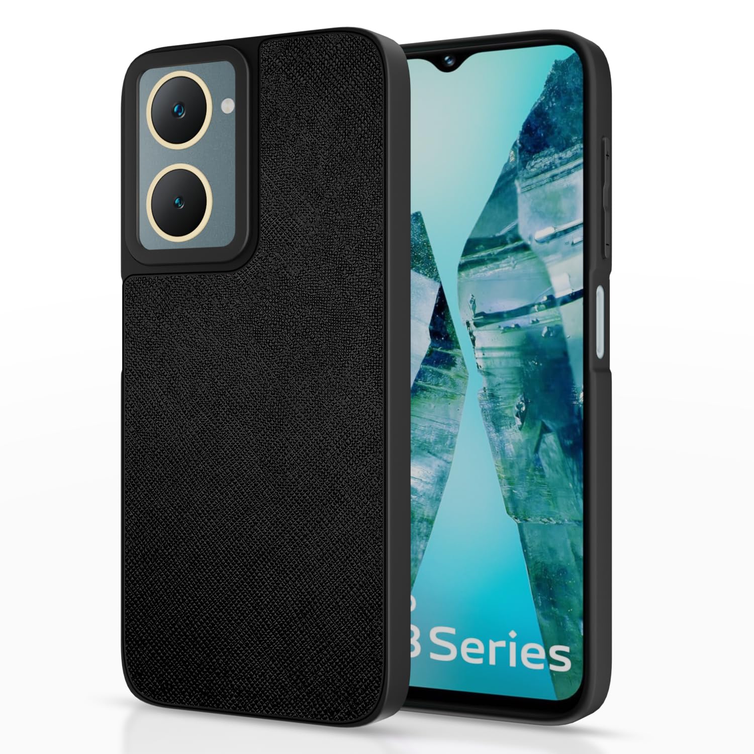 Black mobile cover for iQOO Z9 Lite 5G/Vivo T3 Lite 5G/Vivo Y18/Y18e/Y03 – Pikkme
