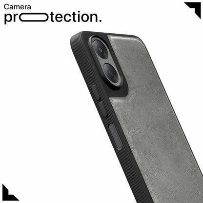 Pikkme Redmi A7 5G Leather grey back cover – photo 5