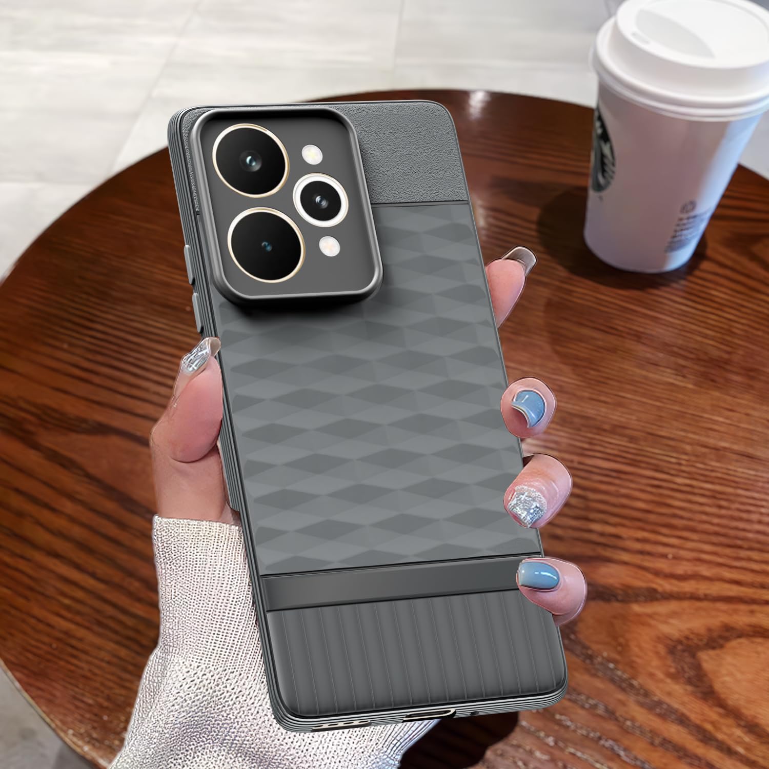 Pikkme grey mobile back cover for Realme 15 5G – photo 7