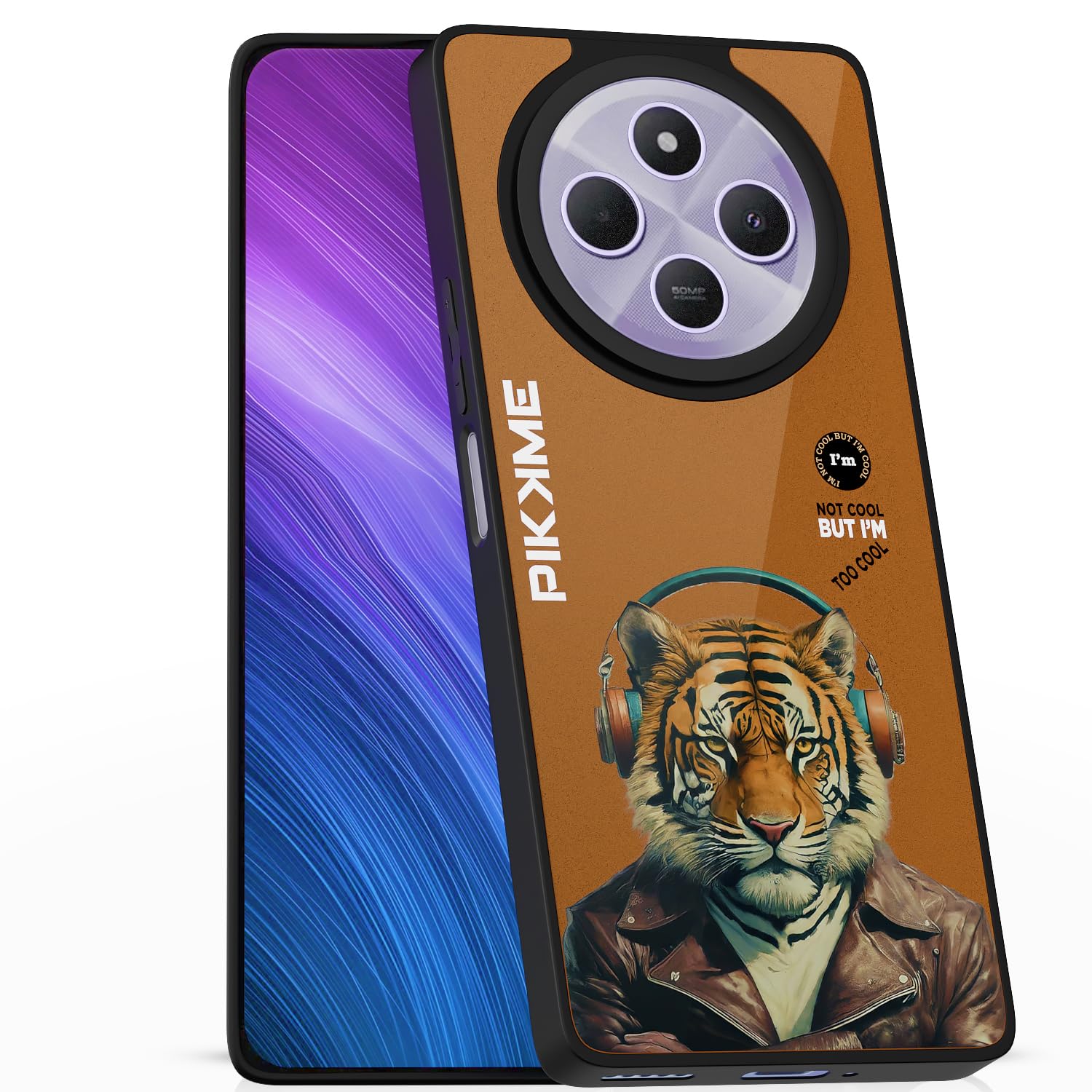 Redmi A4/14C/Poco C75 5G Tiger Swag mobile cover by Pikkme