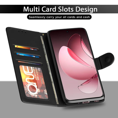 Oppo Reno 13 Pro 5G wallet flip cover in black by Pikkme – photo 5