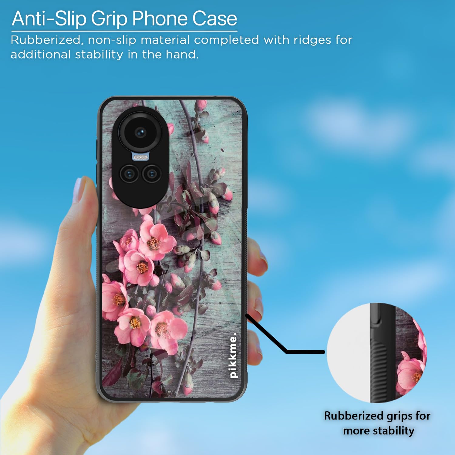 Oppo Reno 10 Pro 5G Flower phone cover by Pikkme – photo 5