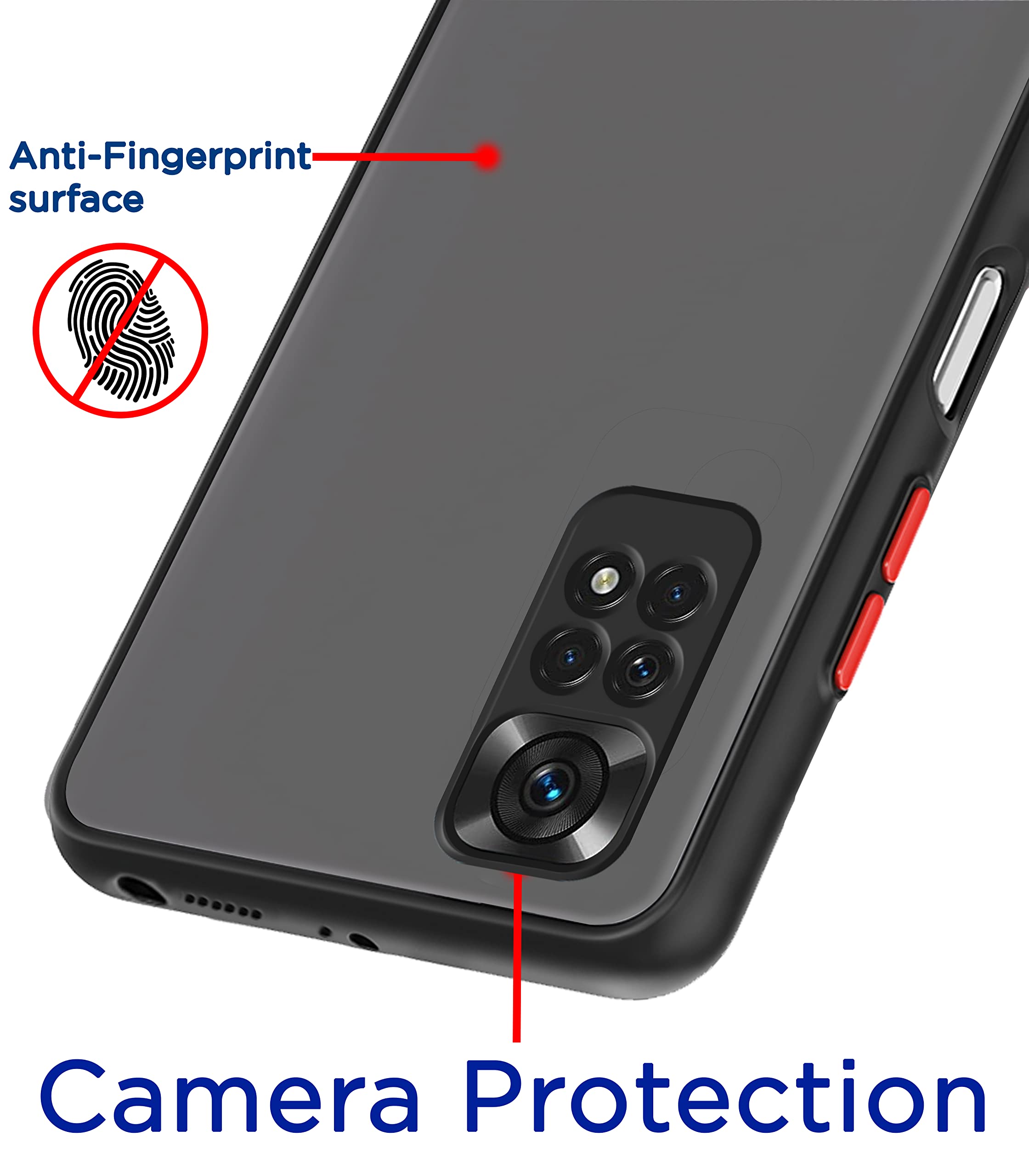 Pikkme black Hybrid phone cover for Redmi Note 11 Pro/Pro Plus 5G – photo 2