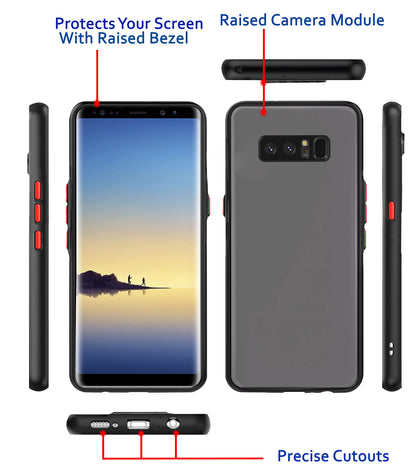 Pikkme Samsung Note 8 Hybrid black phone cover – photo 3