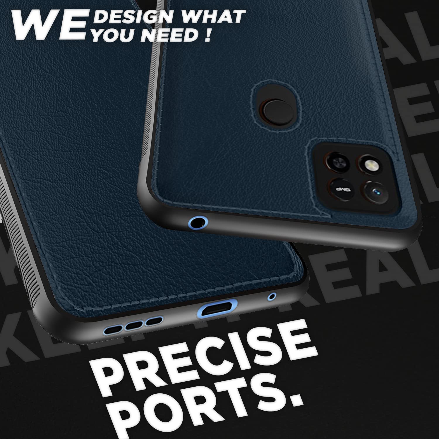 Blue back cover for Redmi 10A/9/9C – Pikkme – photo 4
