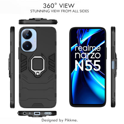 Realme Narzo N55/C55 phone cover in black by Pikkme – photo 3